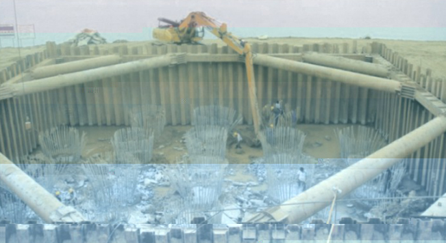鋼闆樁應用于新加坡海灣支護工程